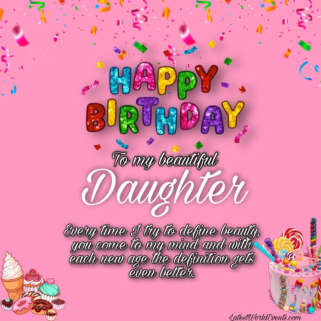 Happy Birthday To My Daughter Quotes - Lovely Quotes Wishes & Messages